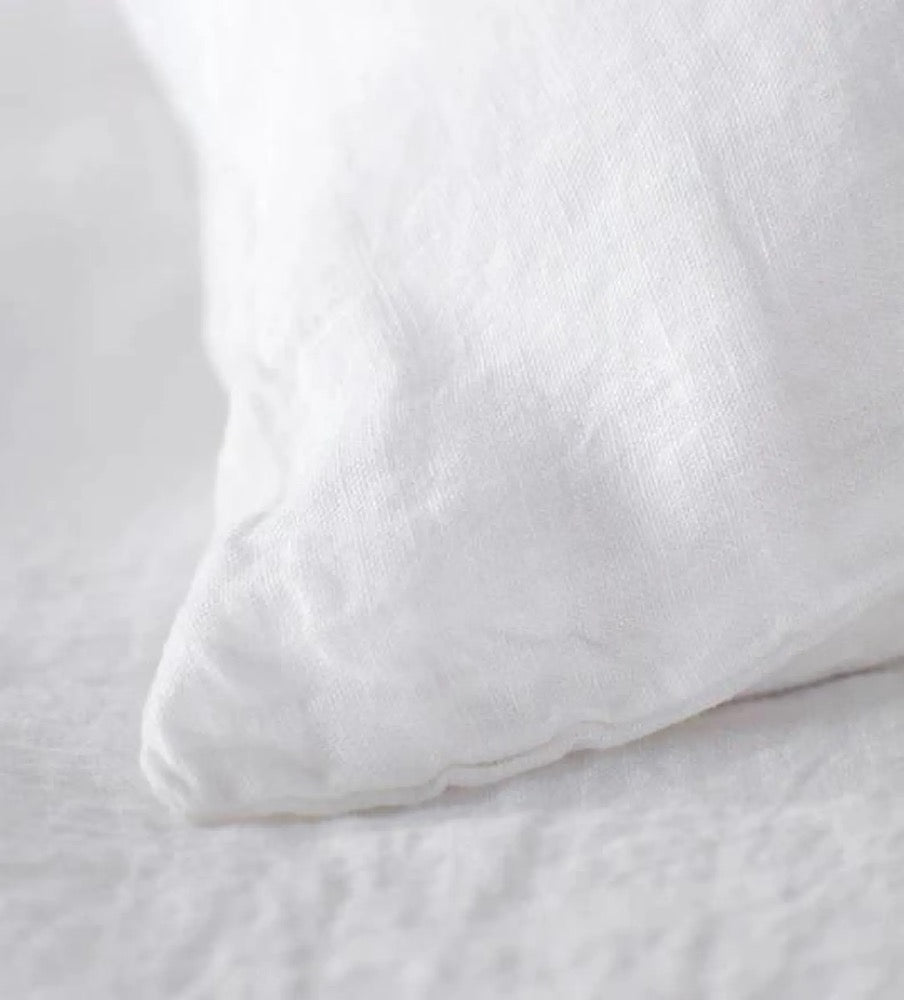 Washed Linen Duvet Cover, 3 Pcs Linen Duvet Cover with 2 Pillowcase, Handmade Stonewashed Linen Duvet